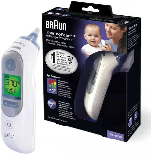 Braun Digital Ear Thermometer Brown IRT6520