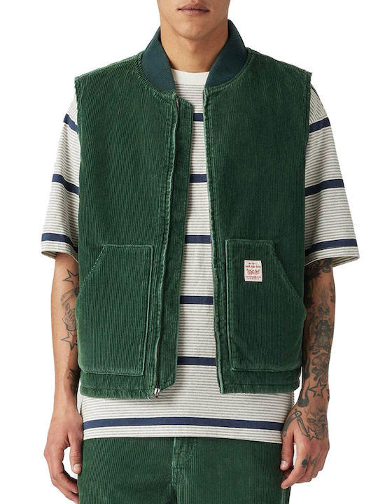 Levi's Sansome Αμάνικο Μπουφάν Green