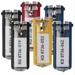 Durable Σετ Μπρελόκ Λευκό 6τμχ Durable Σετ Μπρελόκ Λευκό 6τμχ