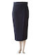 Midi Skirt Envelope Black