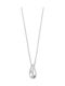 George Art Jewels Колие с дизайн Сълза от Сребърен