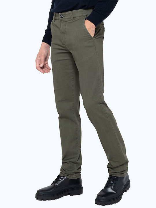 Hose Elastisch Olive