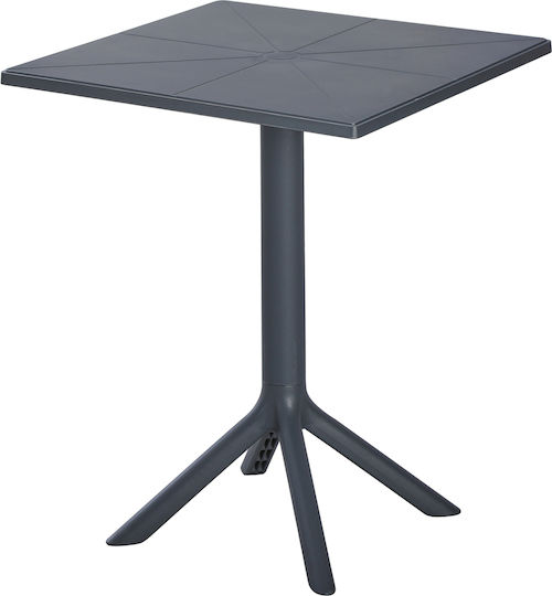 Camera de zi Catering Terrin Pliabil 60.5x60.5cm Gri închis
