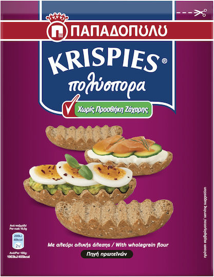 Papadopoulou Crostini Multigrain Krispies 200gr