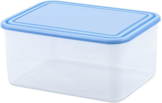 Rectangular Food Container 3l Transparent Blue