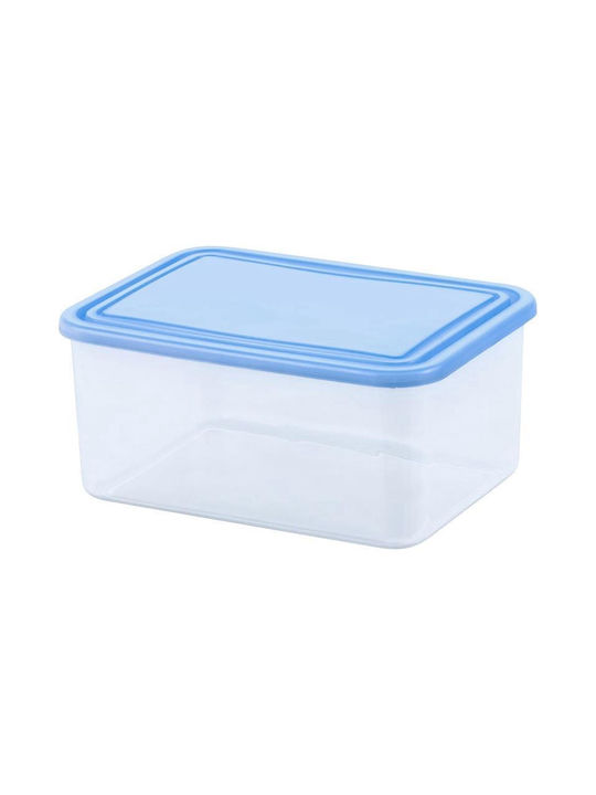 Rectangular Food Container 1.2L Transparent Blue