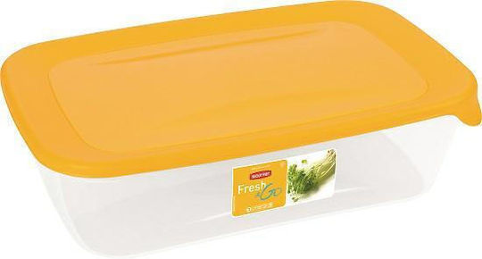 Recipient Alimentar Curver „fresh&go” Rectibil 2l Galben Transparent Recipient Alimentar Curver „fresh&go” Rectibil 2l Galben Transparent