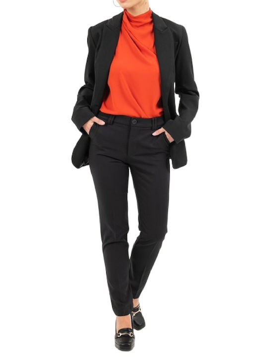 Paranoia Lang Damen Blazer Black