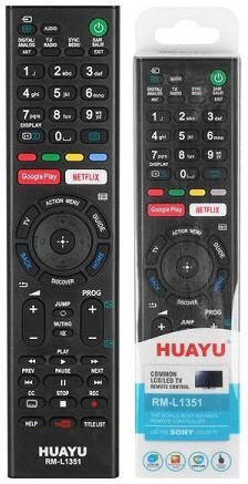 HQ Lxh1351 TV Remote Control Sony LCD LED RM-L1351 Black
