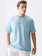T-shirt Ανοιχτό Μπλε
