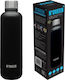 N'Oveen Μπουκάλι Θερμός Ανοξείδωτο 500ml Black Mat