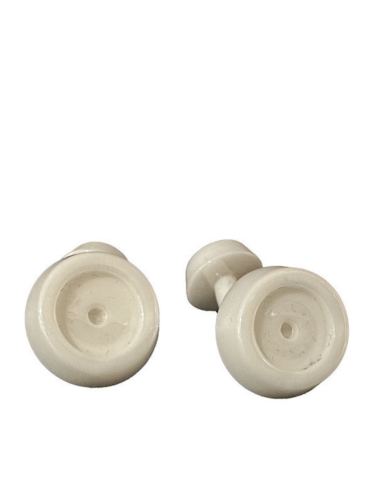 Diadoch Butoni de culoare Alb