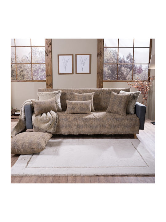 Teoran Teoran Sofa Throw 2 Seater Chenille 180x...