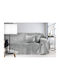 Guy Laroche Armchair Throw 180x150cm Gray