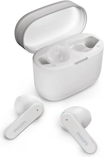 Philips TAT2139 Earbud Bluetooth Handsfree Earphones with Sweat Resistance and Charging Case White