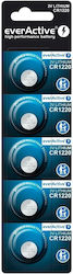 Everactive CR1220 Lithium Batteries 3V Pack of 5