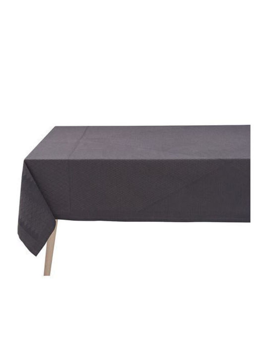 Le Jacquard Francais Tablecloth Linen Aνθρακί 150x260cm