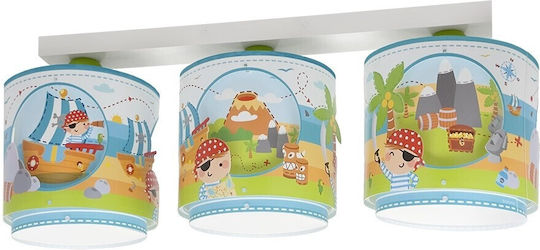 Ango Kronleuchter Kinderzimmer-Deckenleuchte aus Kunststoff 15W mit E27 Lampensockelgröße 19cm