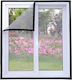 Moskitonetz Fenster mit Klebeband mit Magnetverschluss Schwarzes 180x150cm