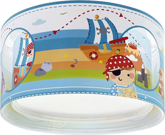 Ango Einfaches Licht Kinderdeckenleuchte Deckenleuchte montieren 15W mit Fassung E27 Transparent 33x16.5cm
