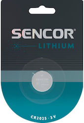 Sencor Μπαταρία Λιθίου CR2025 3V 1τμχ