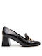 Labrini Patent Leather Black Heels