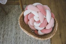 FreeOn Bettumrandungen Geflochten Innerhalb Pink - White 15x235cm