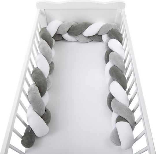 FreeOn Πάντα Πλεξούδα Εσωτερική White - Grey 15x235cm