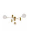 Candelabru Eden Auriu Mat Elbulgaria 3xe27+3xgu10 3036cp/6