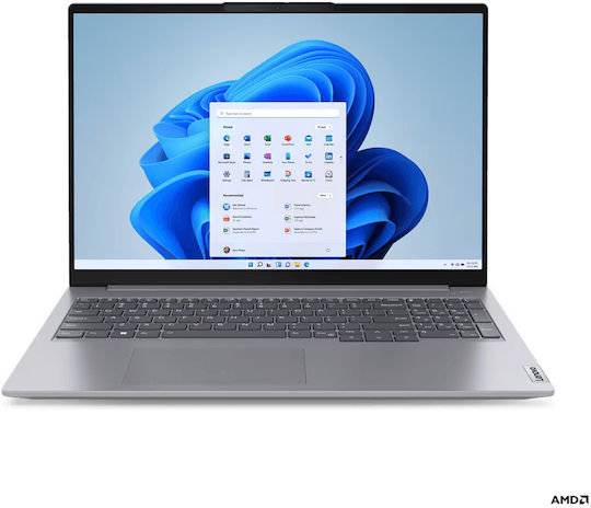 Lenovo ThinkBook 16 G6 ABP 16" IPS FHD+ (Ryzen 5-7530U/16GB/512GB SSD/No OS) Arctic Grey (GR Keyboard)