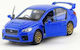 Welly Subaru Impreza WRX STI Spielzeugauto Rot Maßstab 1:36
