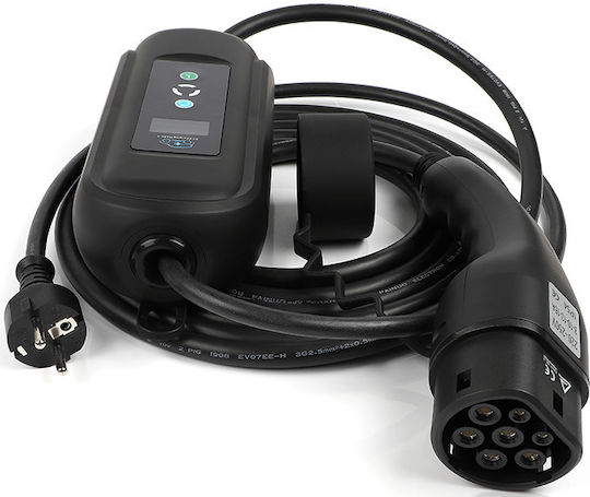 Andaiic Portable 3.5kW Charging Station with Built-in Cable Type 2
