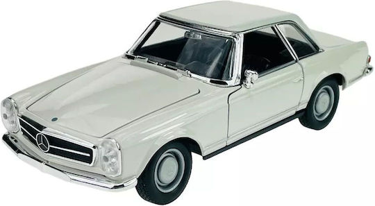 Welly Μεταλλικό 1963 Mercedes-benz 230sl Pullback 12εκ Άσπρο