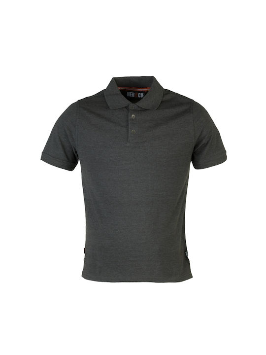 Herock Heather Ανδρική Μπλούζα Εργασίας Polo Γκρι