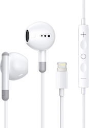 Lw-e10 Lightning Flat Ear Ενσυρματα Στερεοφωνικα Ακουστικα Λευκο 1.2m Lw-e10 Lightning Flat Ear Ενσυρματα Στερεοφωνικα Ακουστικα Λευκο 1.2m