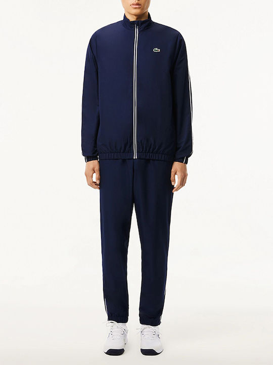 Лъскав с Ластик Navy Blue