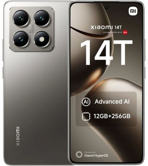 Xiaomi 14T 5G Dual SIM (12/256GB) Gri Titan