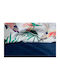 Matex Blanket Nursery Swaddling Blankets Velvet Blue Satin 75x100cm