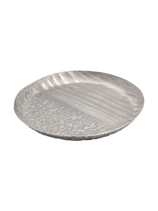 Fylliana Dekorative Platte Metallisch Gray 1Stück 32x3cm