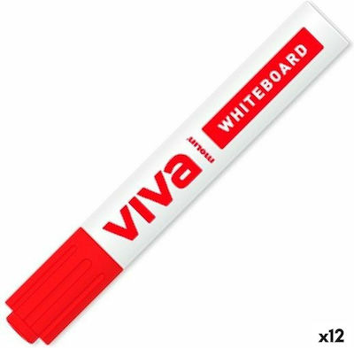 Molin Whiteboard Markers Red 12pcs