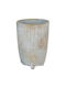 BigBuy Flower Pot 14x19.5cm Grey S8806540