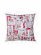 Dimeco Christmas Decorative Pillowcase Red 45x45pcs