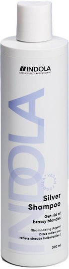 Indola Exclusively Professional Silver Shampoos Glanz für Gefärbt Haare 300ml