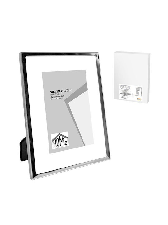 Κορνίζα Επάργυρη Minimal 10x15cm Homie 322082