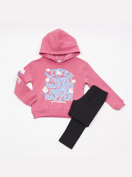 Trax Kids Set with Leggings Winter 2pcs Fuchsia