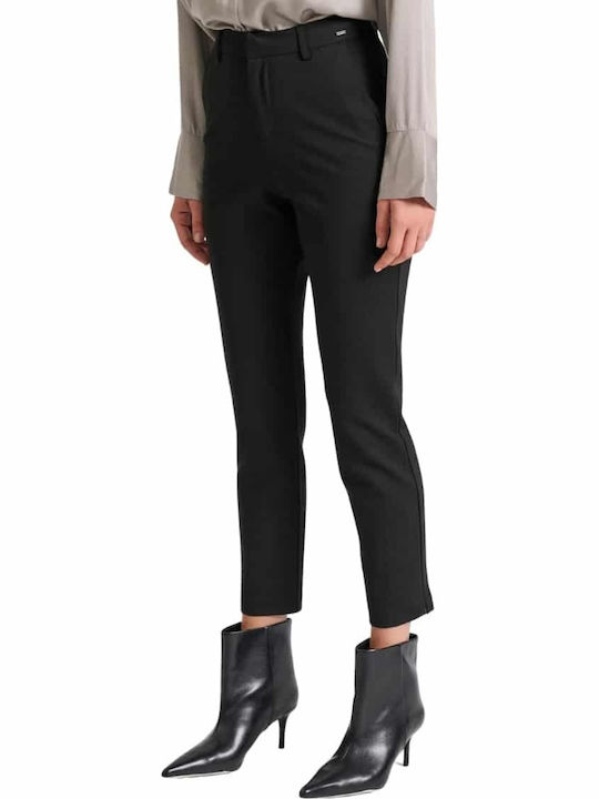Funky Buddha Women's High-waisted Fabric Capri ...