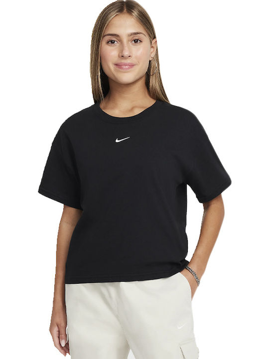Nike Παιδικό T-shirt Μαύρο Sportswear