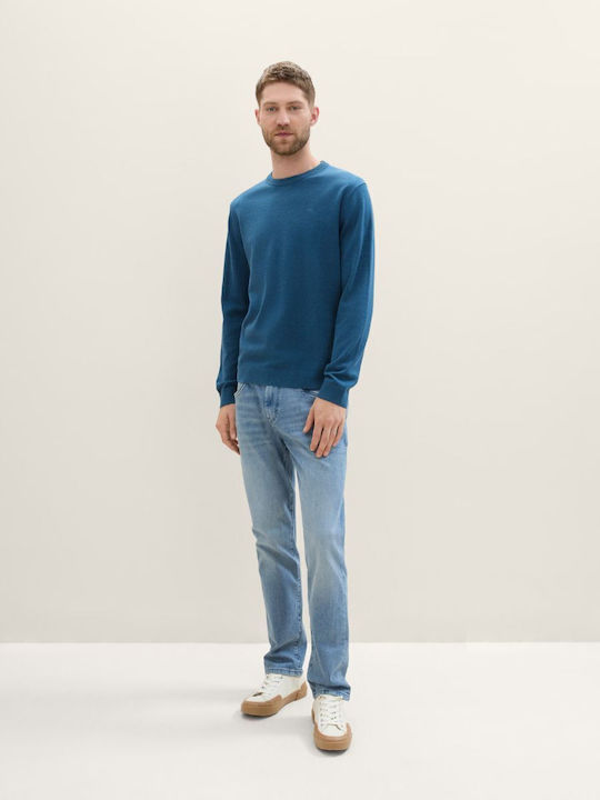 Tom Tailor Basic Pulover Blue