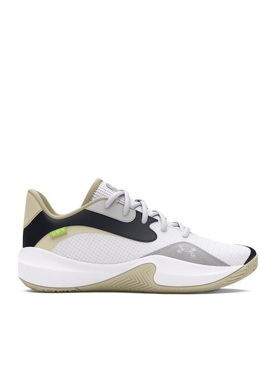 Under Armour Lockdown 7 Basketball Shoes White