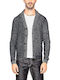Men's Knitted Cardigan Dark blue